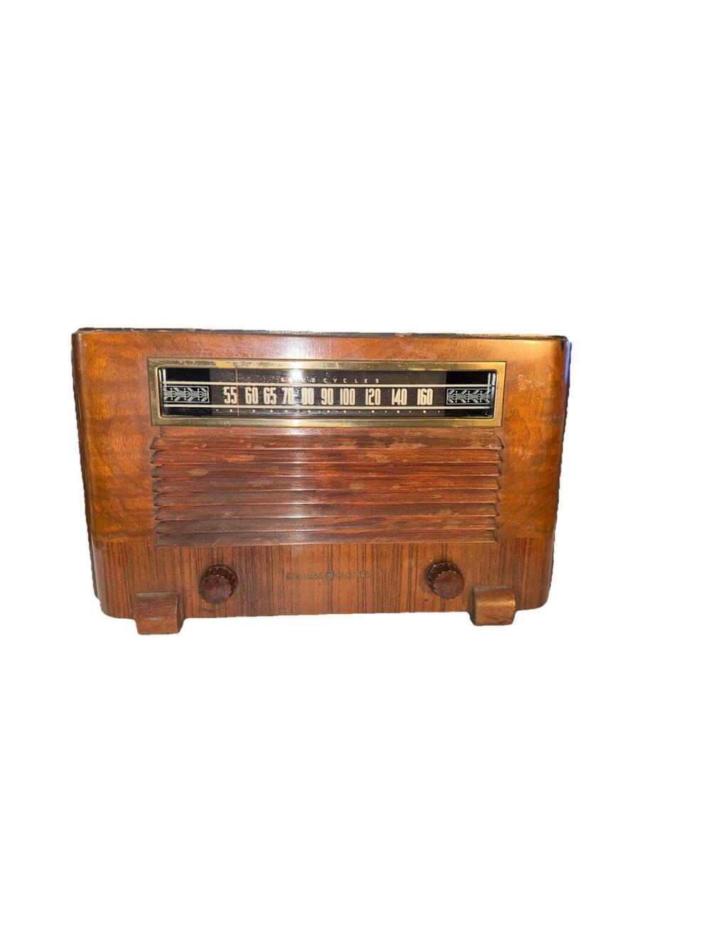 Vintage General Electric Wooden Radio